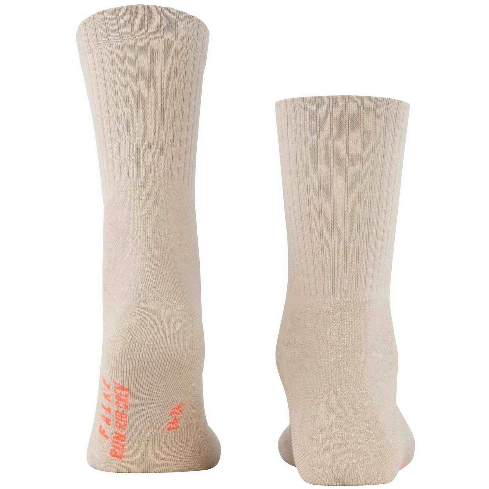 Falke Run Rib Crew Socks - Cream Beige - Image 3