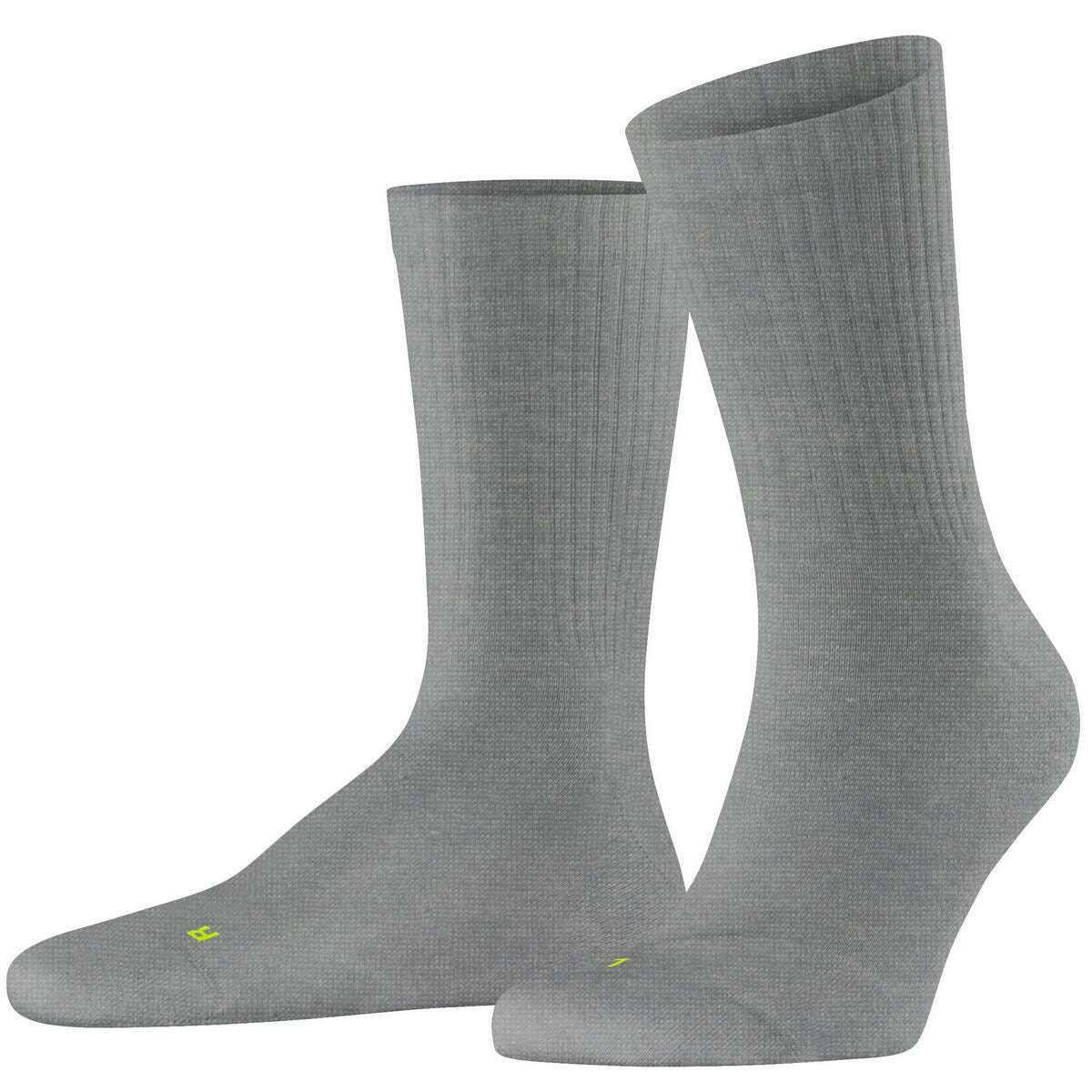Falke Run Rib Crew Socks - Light Grey