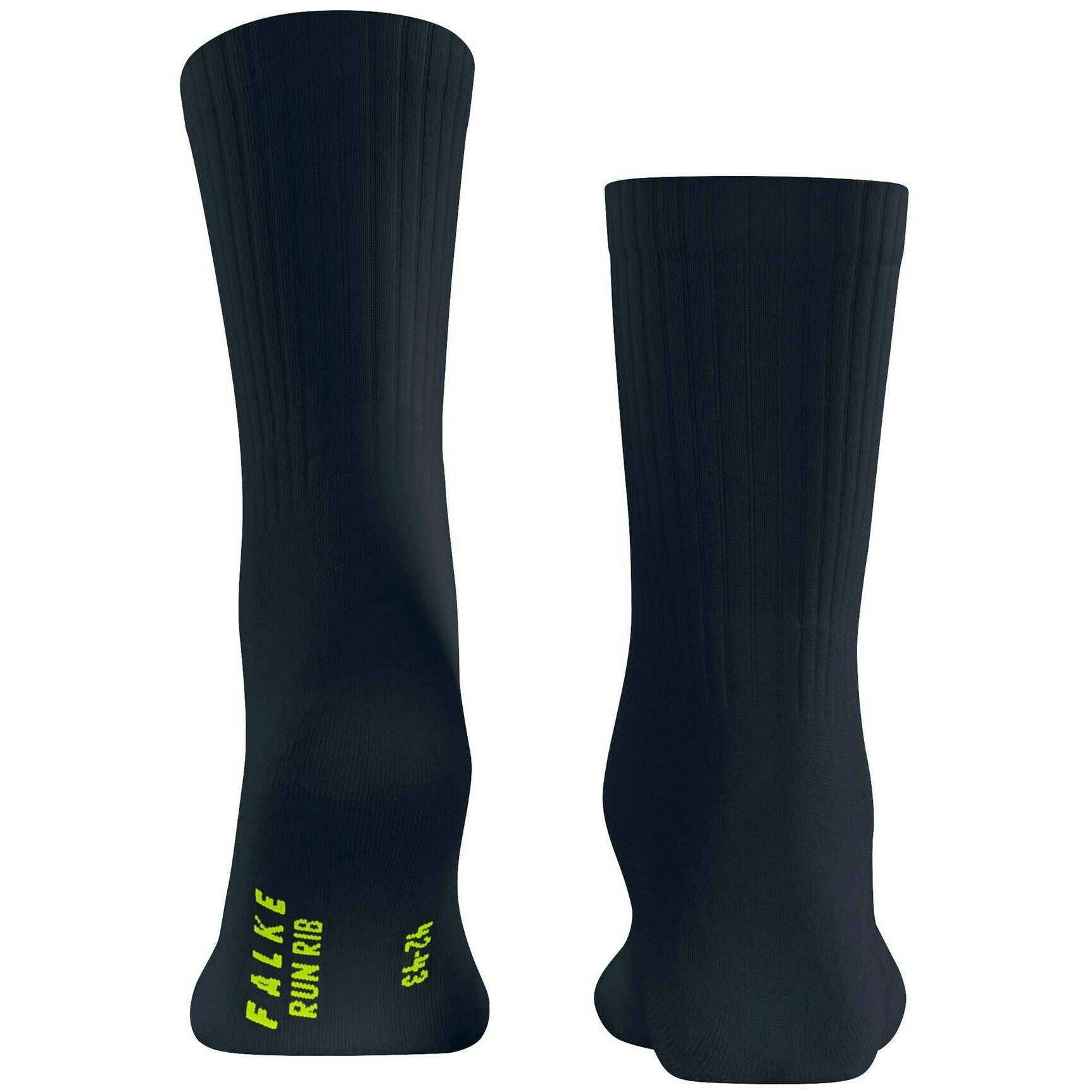 Falke Run Rib Crew Socks - Marine Blue - Image 3