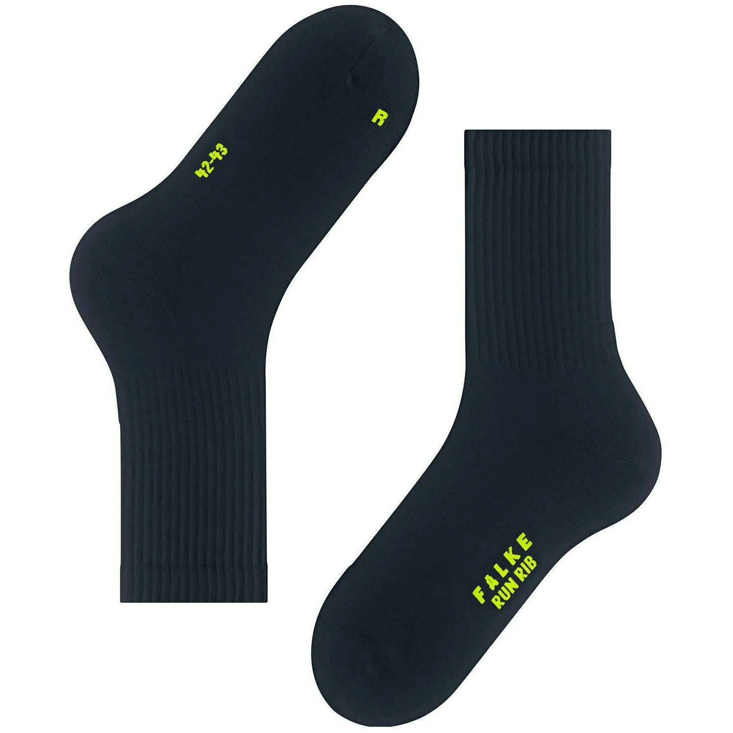 Falke Run Rib Crew Socks - Marine Blue - Image 5