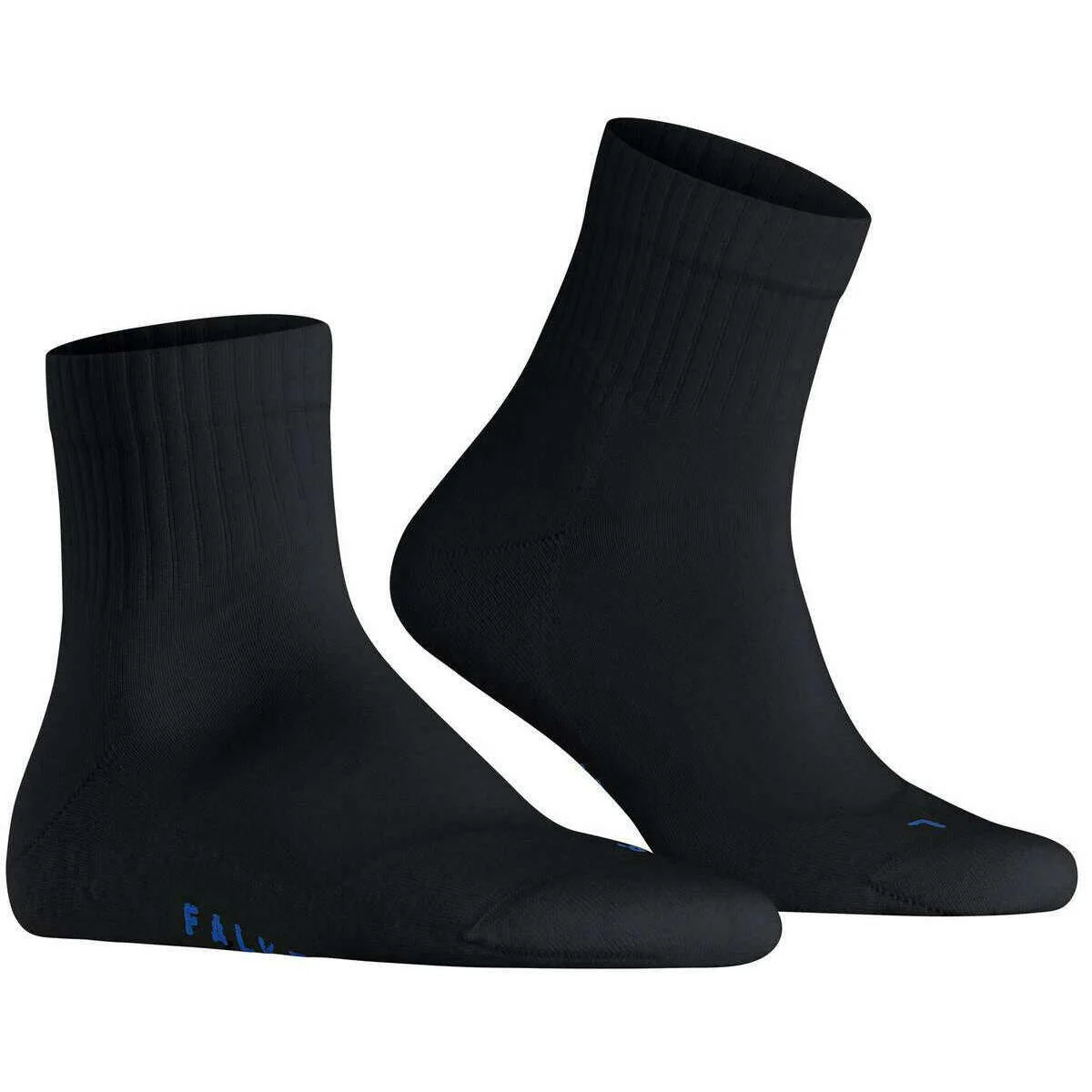 Falke Run Rib Short Socks - Black - Image 2