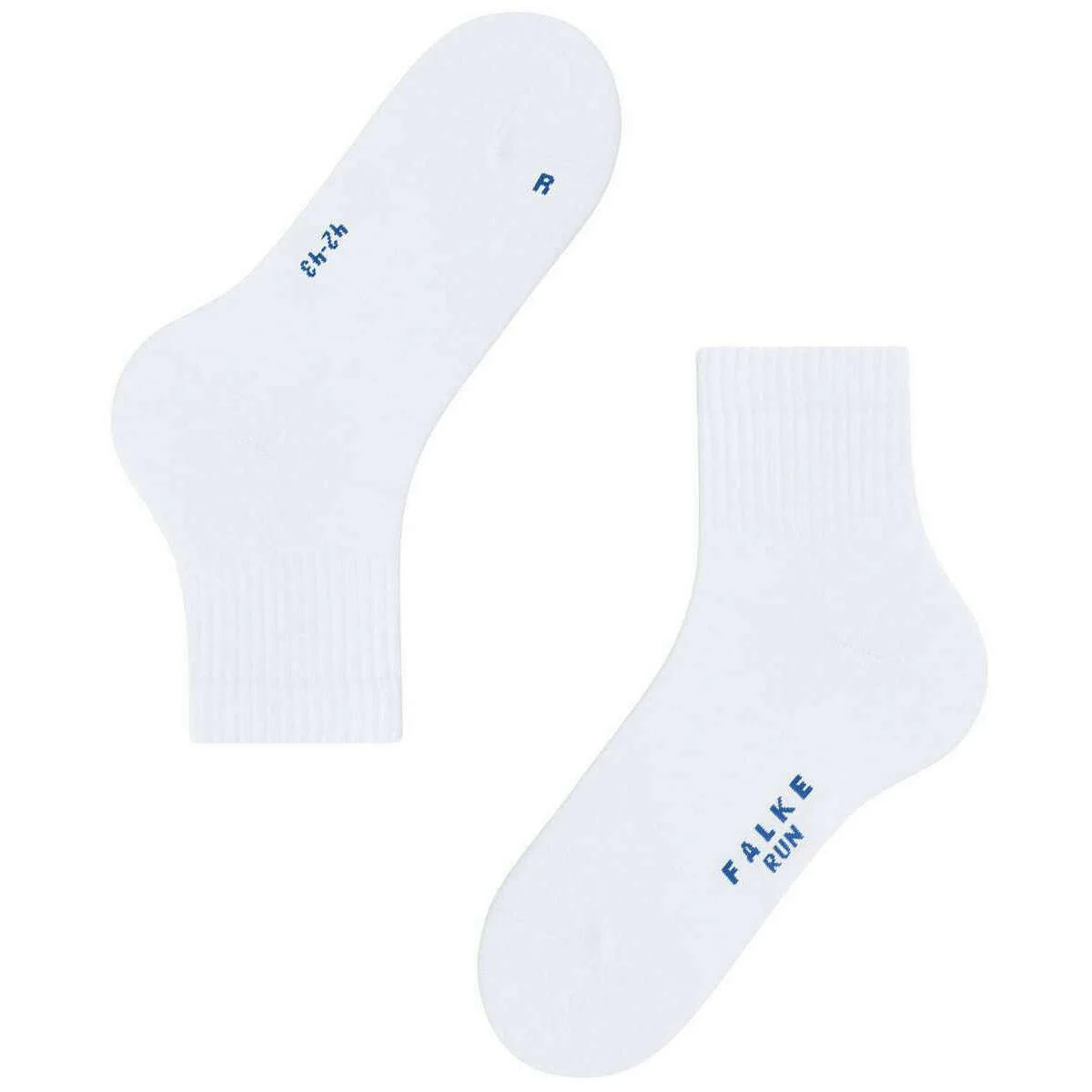 Falke Run Rib Short Socks - White - Image 5