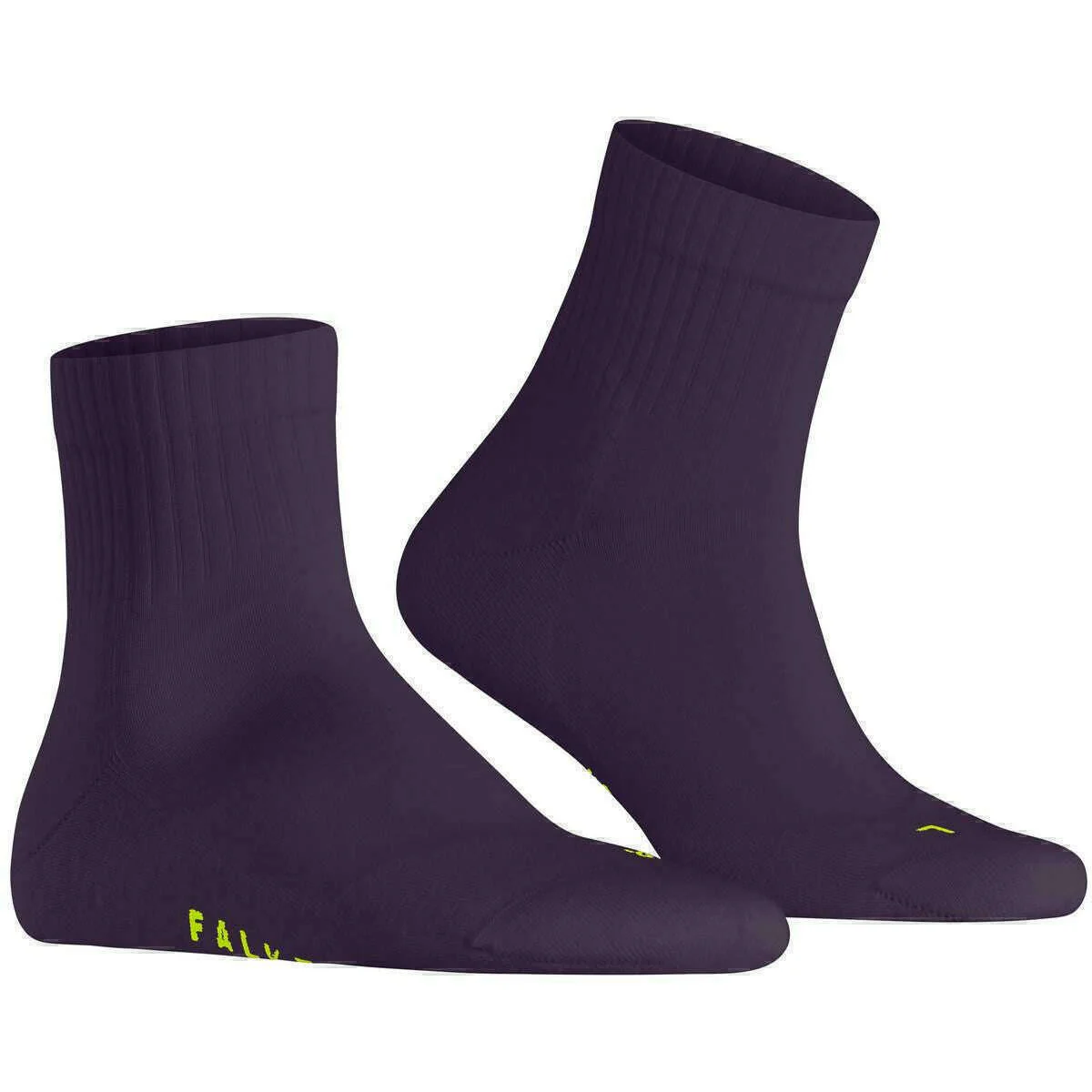 Falke Run Rib Short Socks - Wineberry Purple - Image 2