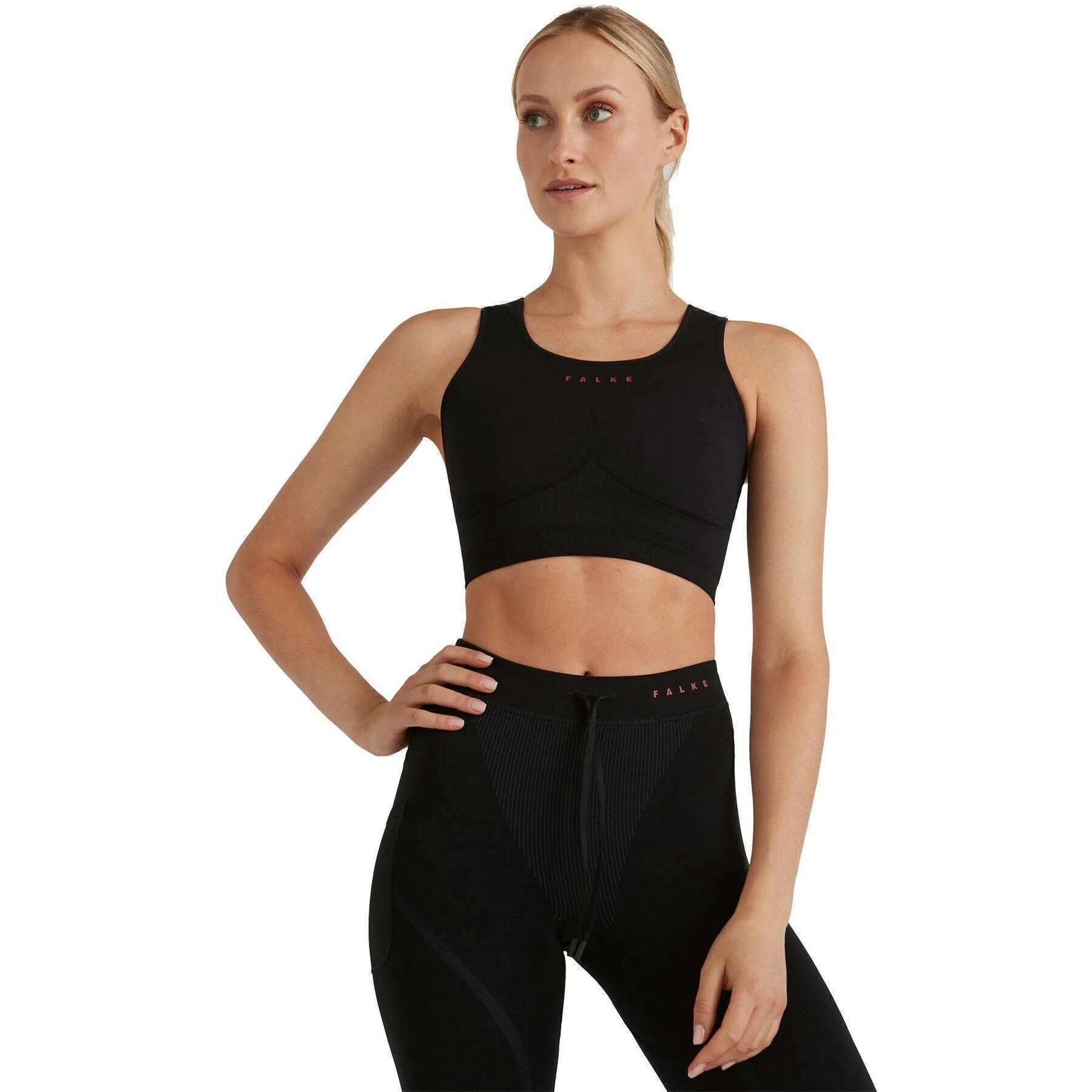 Falke Running Sports Bra - Black - Image 4