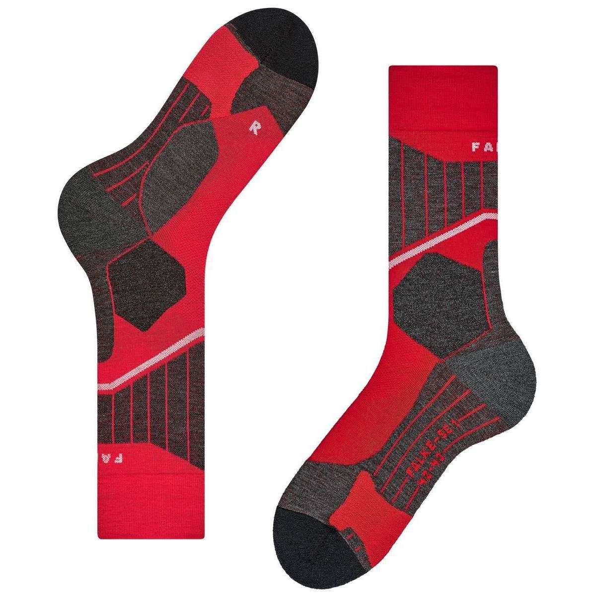 Falke SC1 Cross Country Socks - Lipstick Red - Image 6