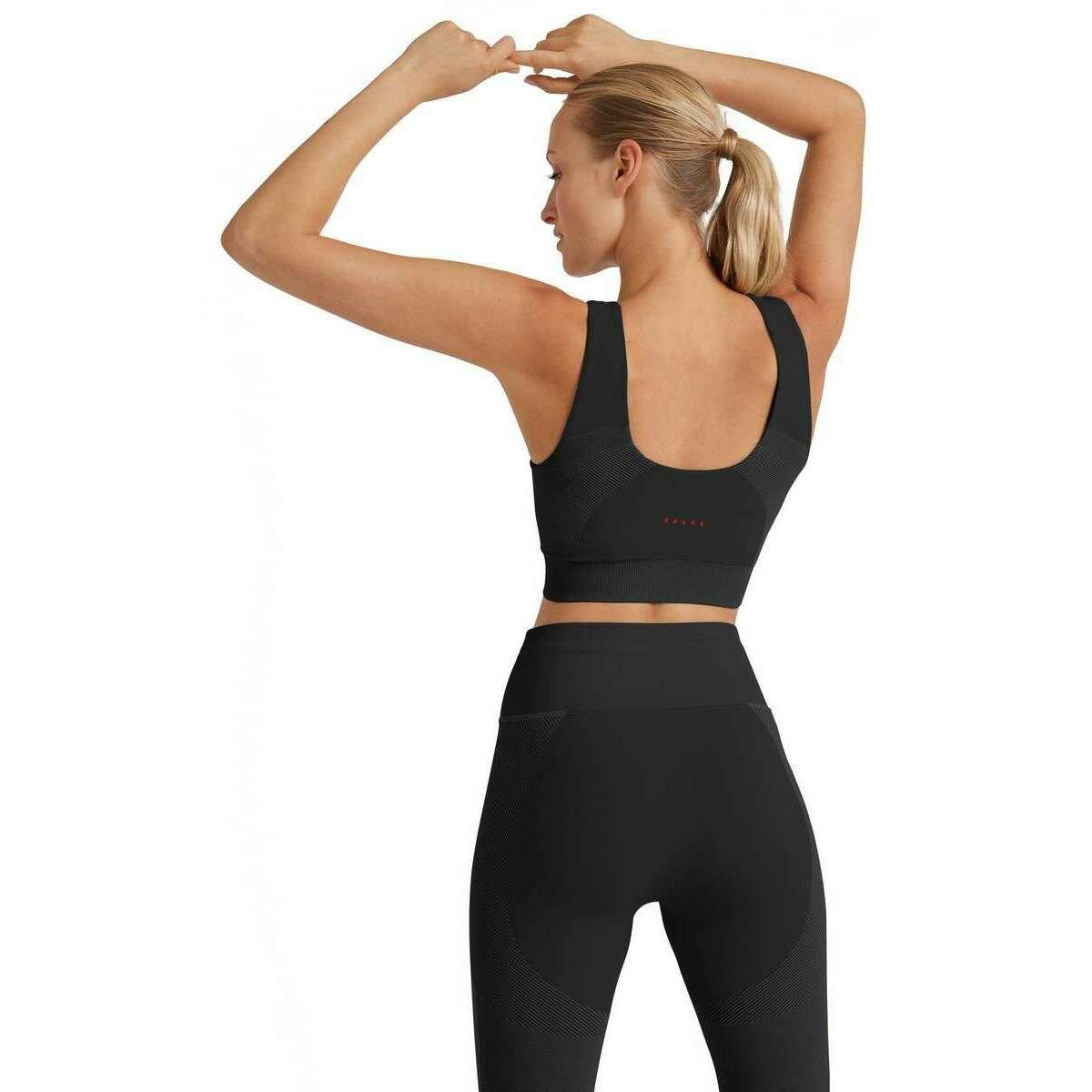 Falke Seamless Shape Sports Bra - Black - Image 5