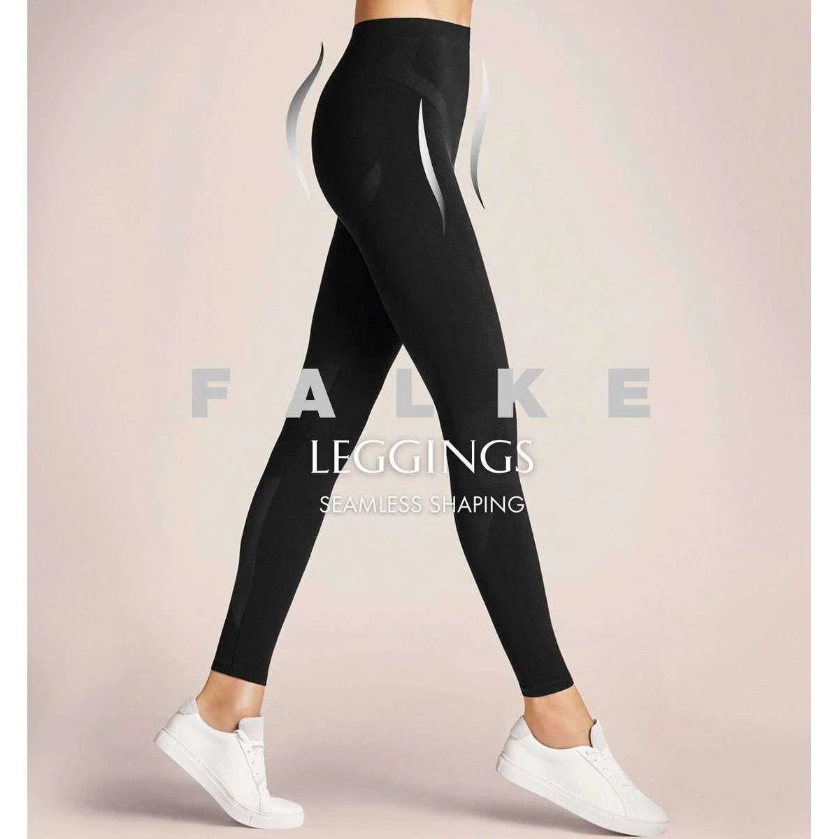 Falke Seamless Shaping Leggings - Black - Image 7