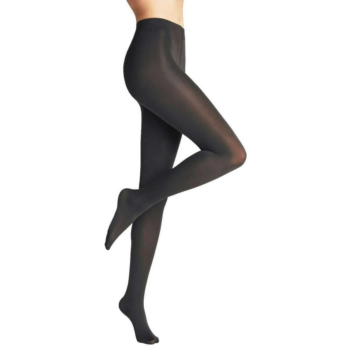 Falke Seidenglatt 80 Denier Tights - Graphite Grey - Image 3