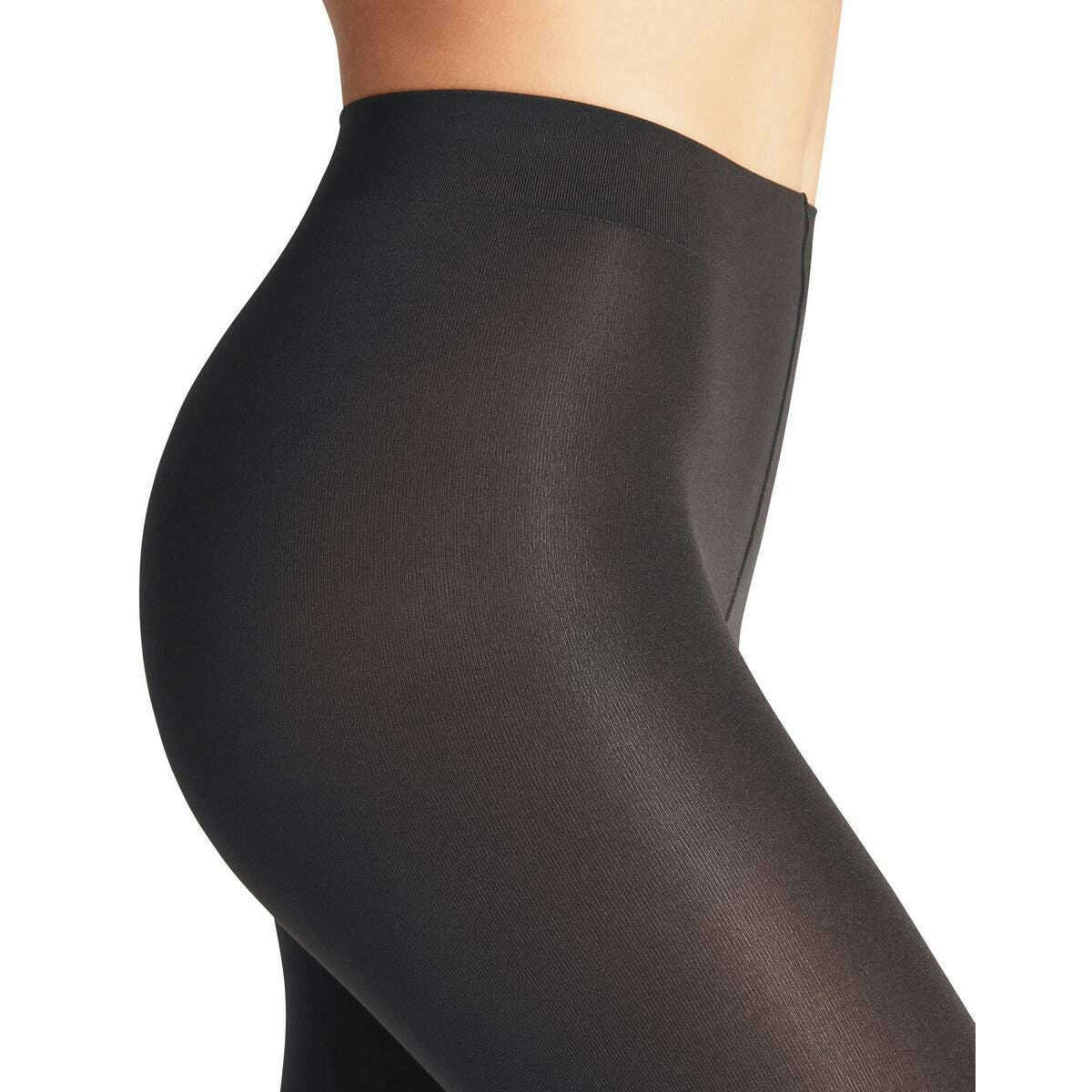 Falke Seidenglatt 80 Denier Tights - Graphite Grey - Image 5