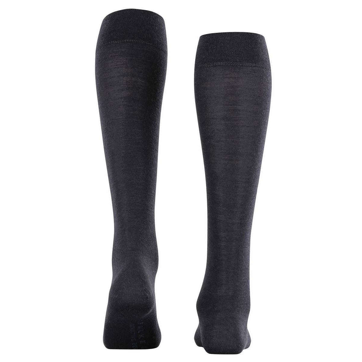 Falke Sensitive Berlin Knee High Socks - Dark Navy - Image 3