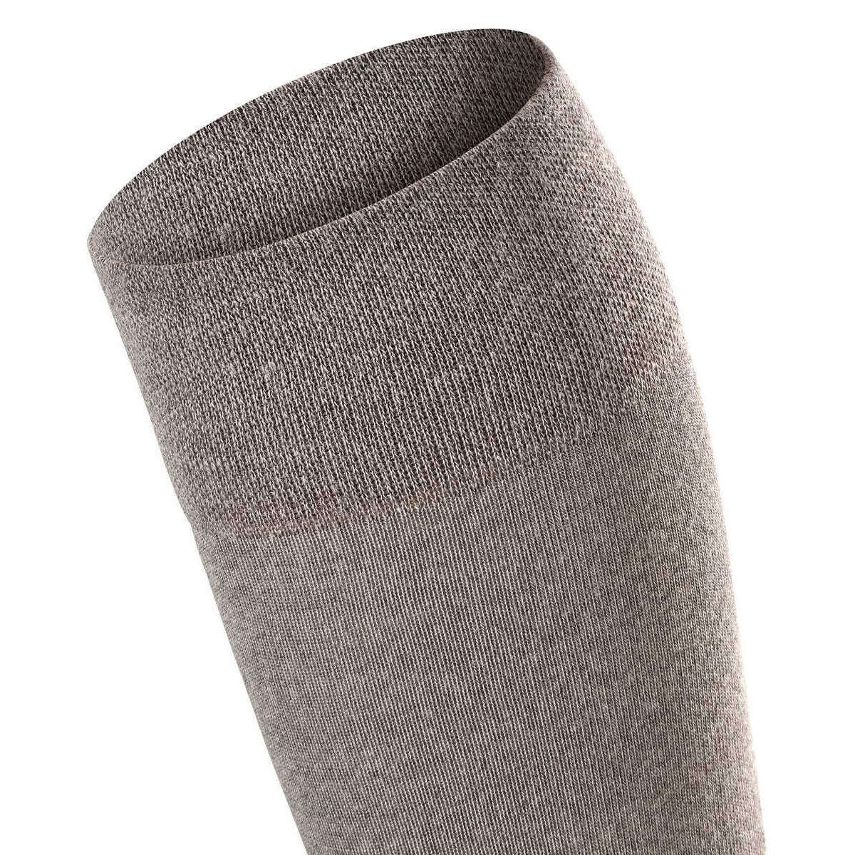 Falke Sensitive Berlin Knee High Socks - Light Grey Mel - Image 4