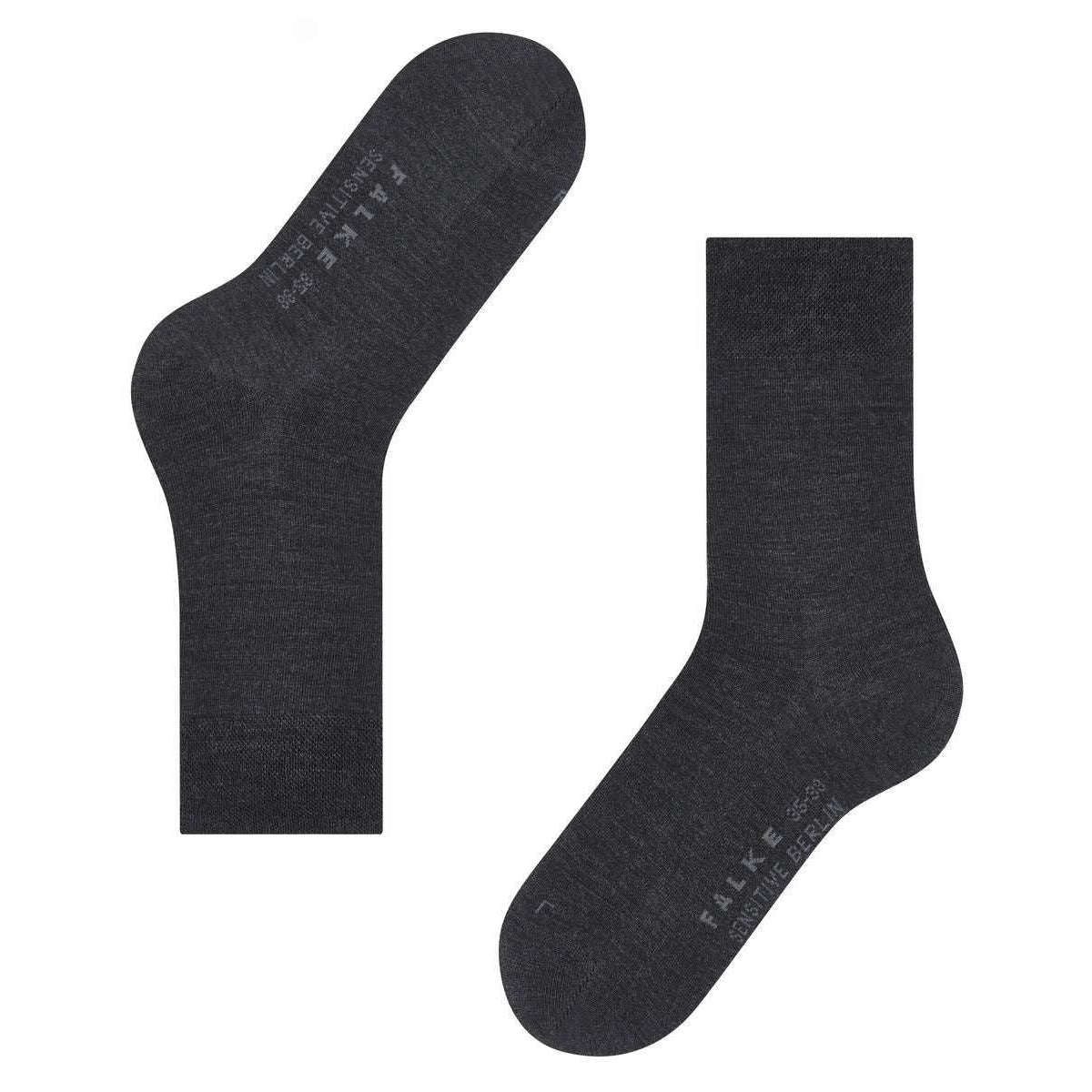 Falke Sensitive Berlin Socks - Anthracite Grey Mel - Image 5