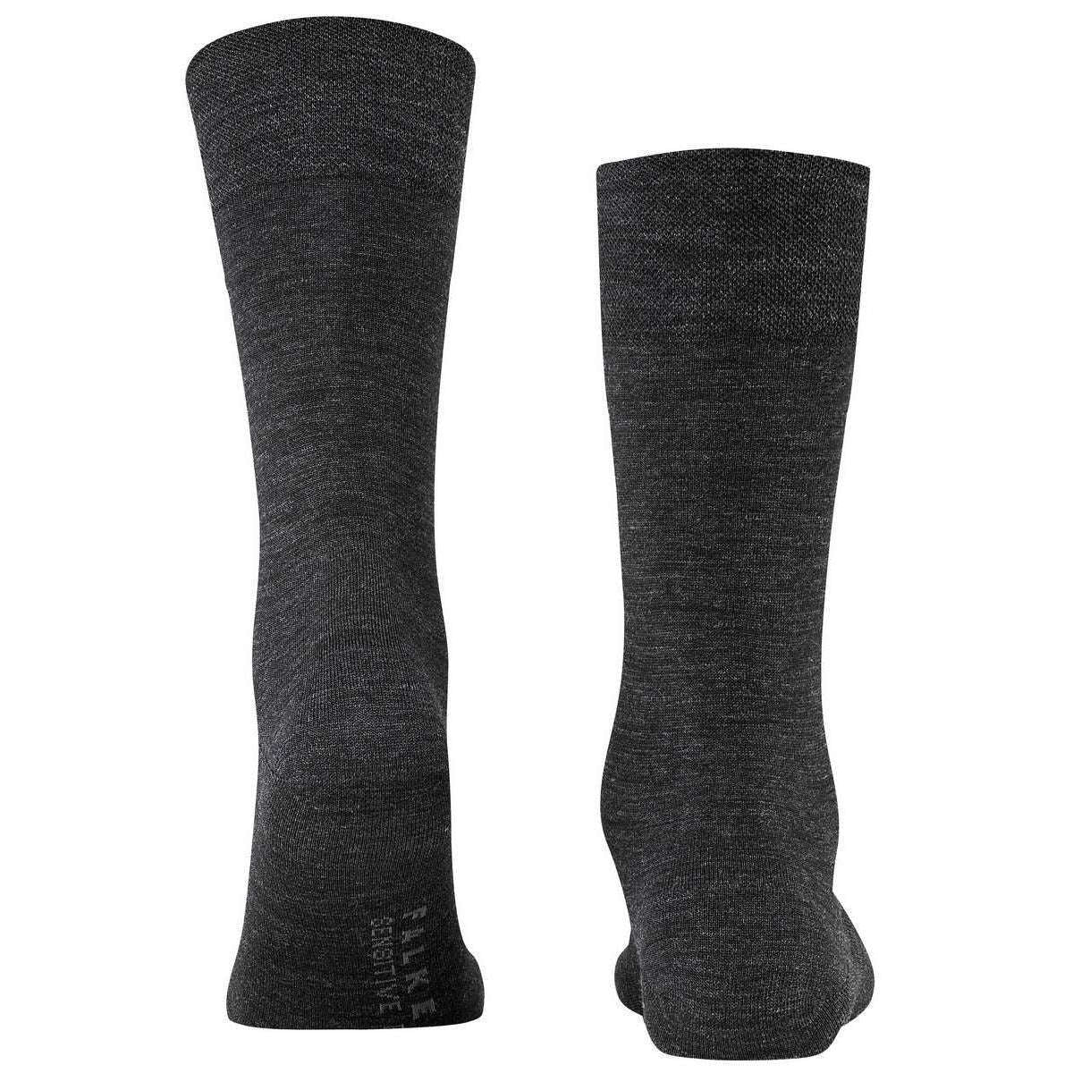 Falke Sensitive Berlin Socks - Anthracite Mel Grey - Image 3