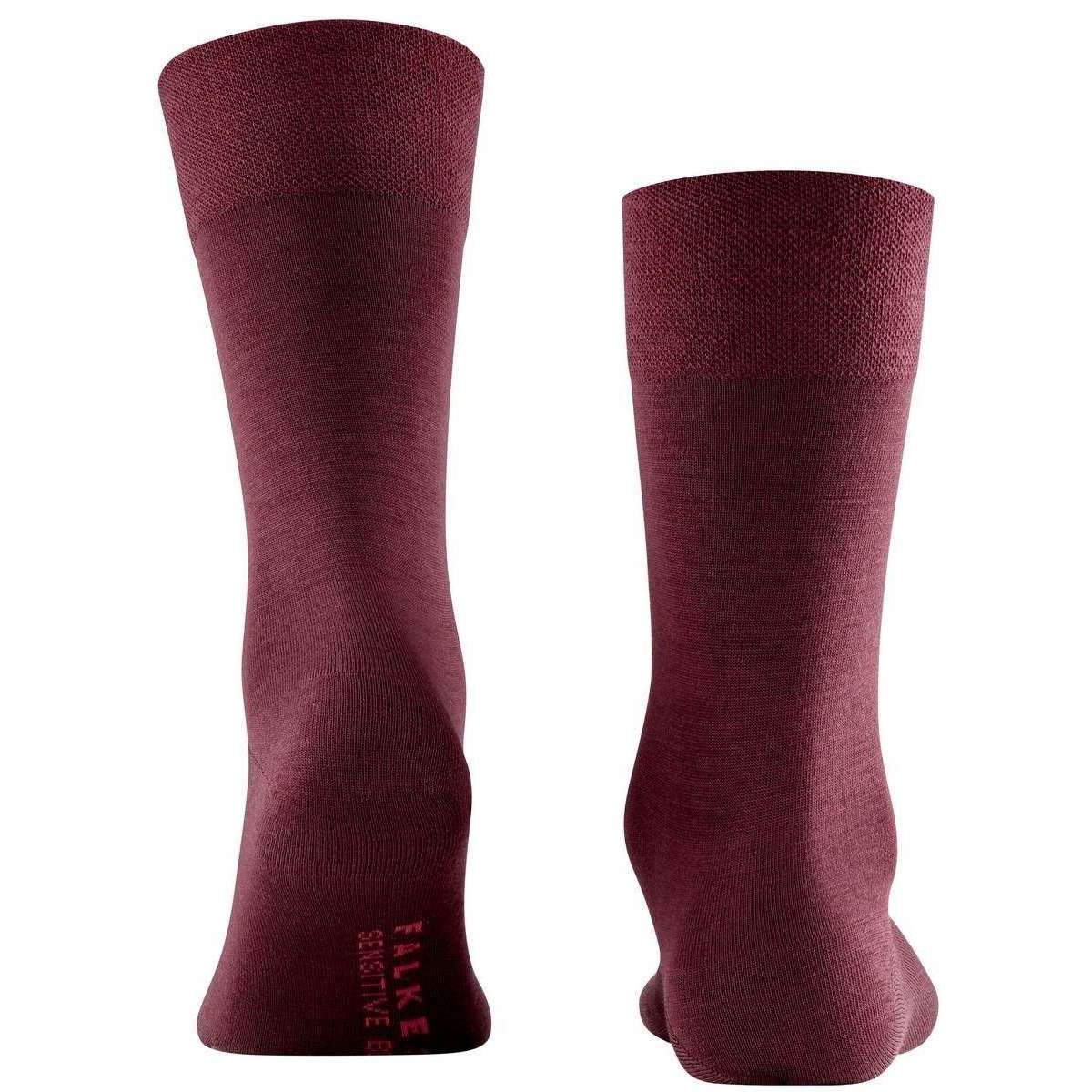 Falke Sensitive Berlin Socks - Burgundy - Image 3