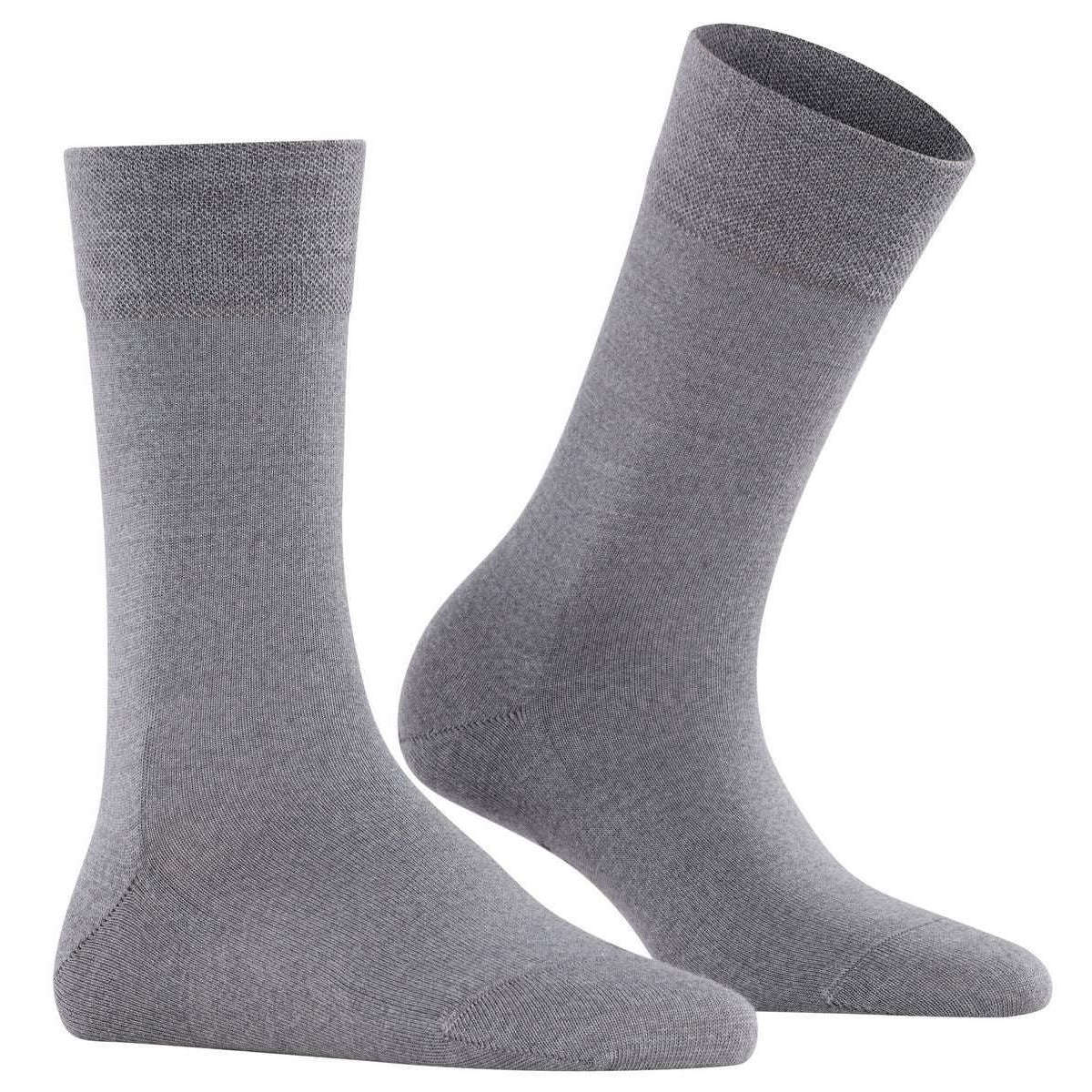Falke Sensitive Berlin Socks - Light Grey Mel - Image 2