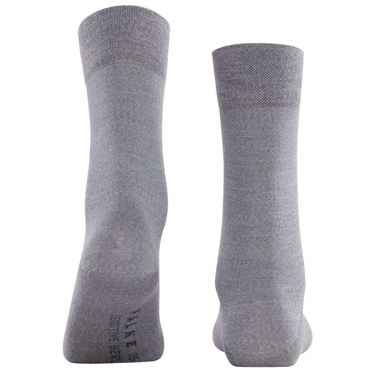 Falke Sensitive Berlin Socks - Light Grey Mel - Image 3