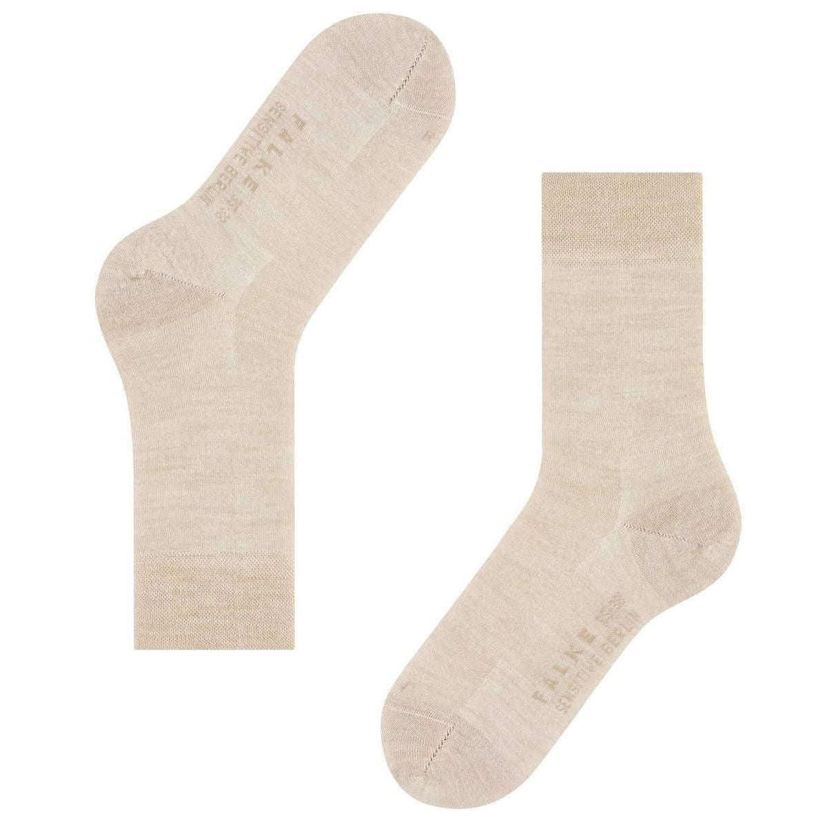 Falke Sensitive Berlin Socks - Linen Mel Cream - Image 5