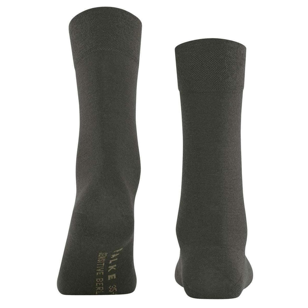 Falke Sensitive Berlin Socks - Military Khaki - Image 3