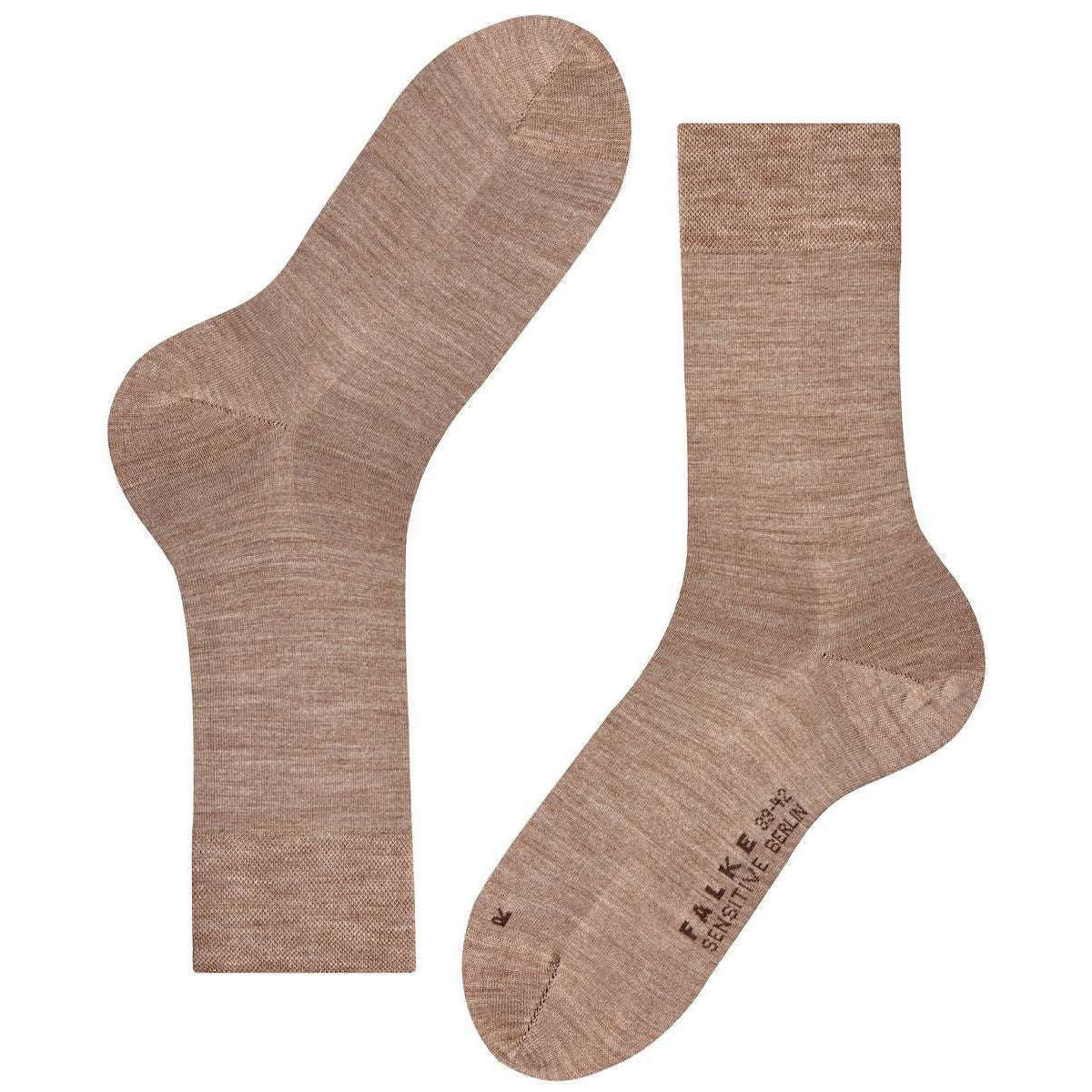 Falke Sensitive Berlin Socks - Nutmeg Mel Beige - Image 5