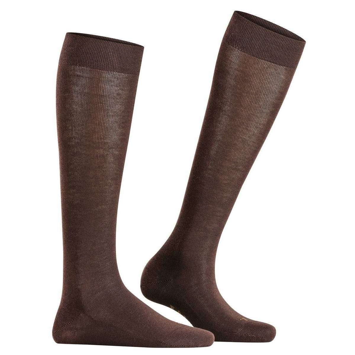 Falke Sensitive London Knee High Socks - Dark Brown - Image 2