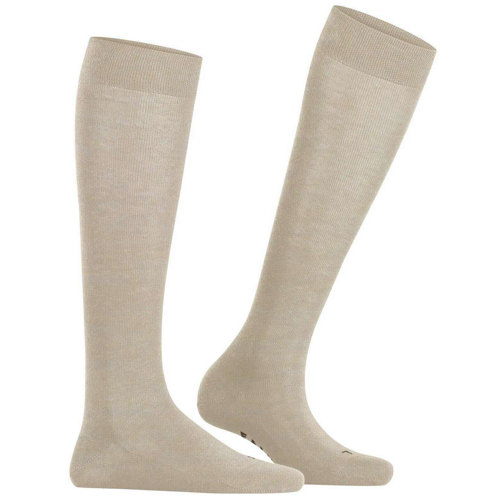 Falke Sensitive London Knee High Socks - Linen Mel - Image 2