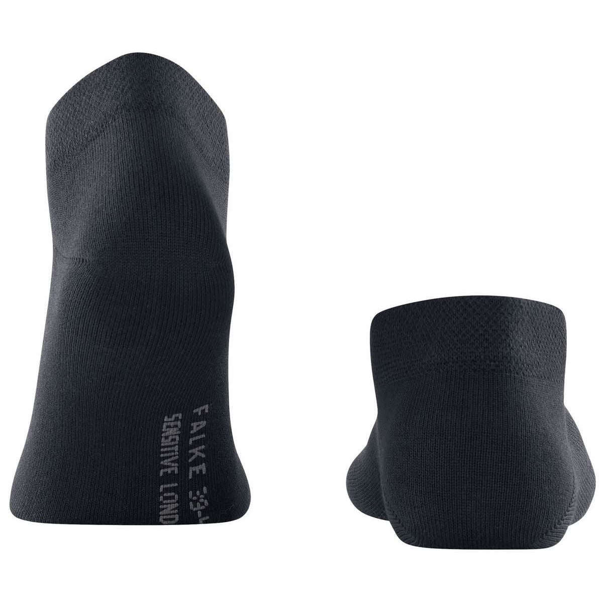 Falke Sensitive London Sneaker Socks - Black - Image 3