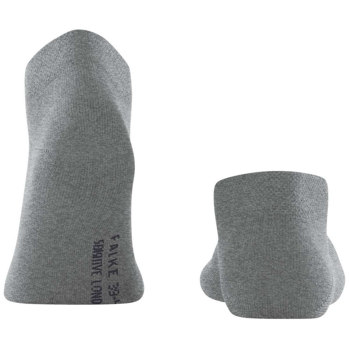 Falke Sensitive London Sneaker Socks - Light Grey Mel - Image 3