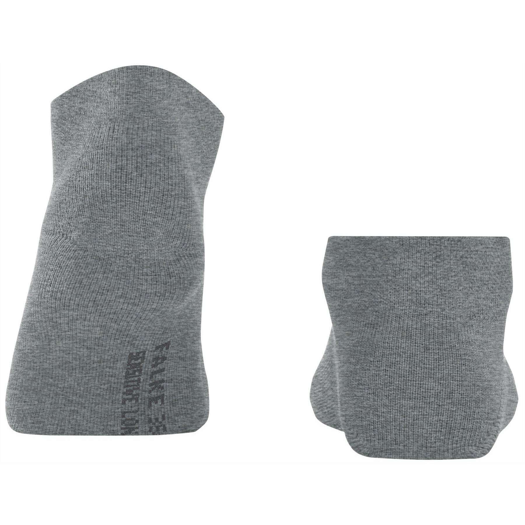 Falke Sensitive London Sneaker Socks - Light Grey Mel - Image 3