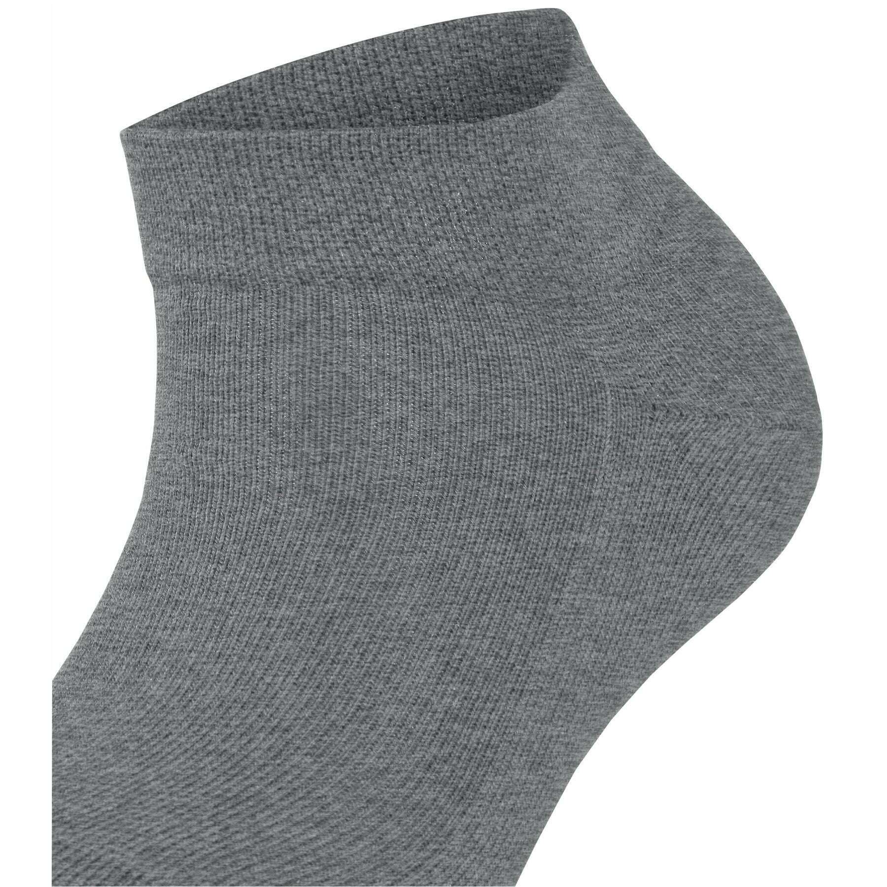 Falke Sensitive London Sneaker Socks - Light Grey Mel - Image 4