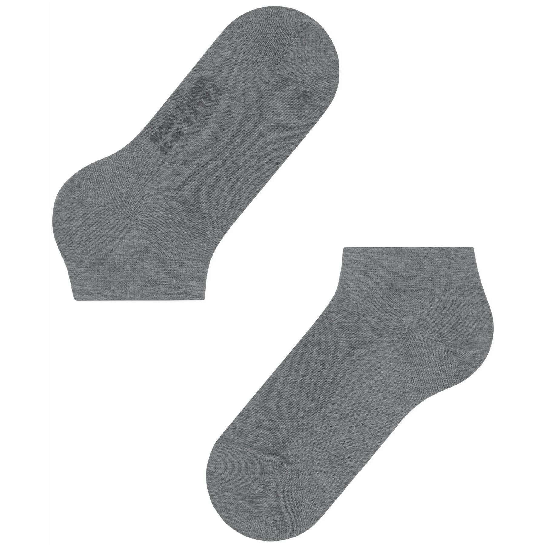 Falke Sensitive London Sneaker Socks - Light Grey Mel - Image 5