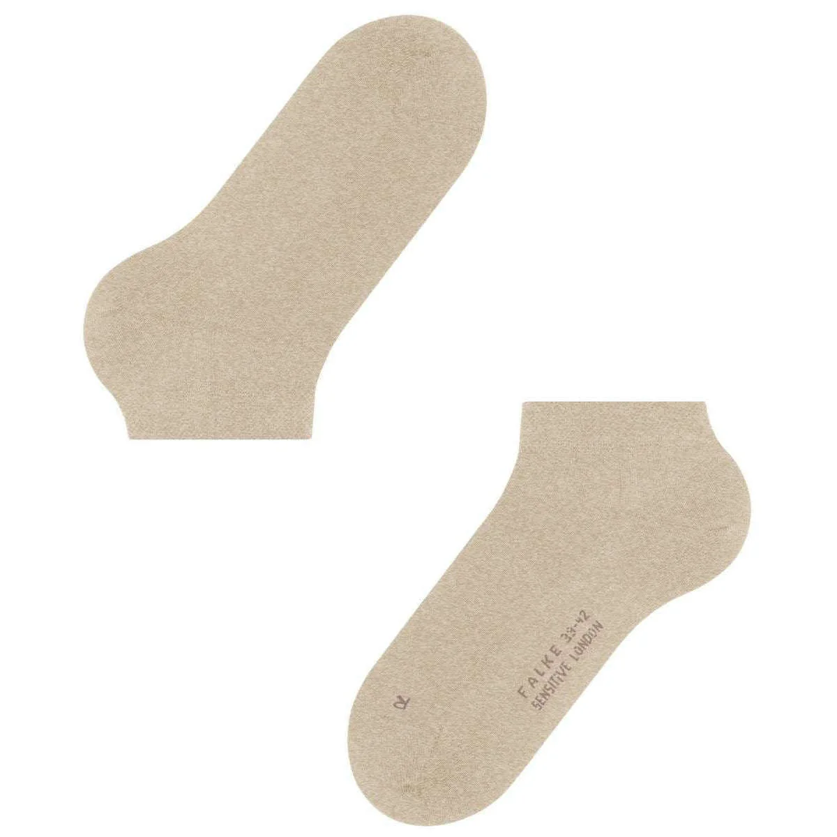 Falke Sensitive London Sneaker Socks - Sand Mel Beige - Image 5