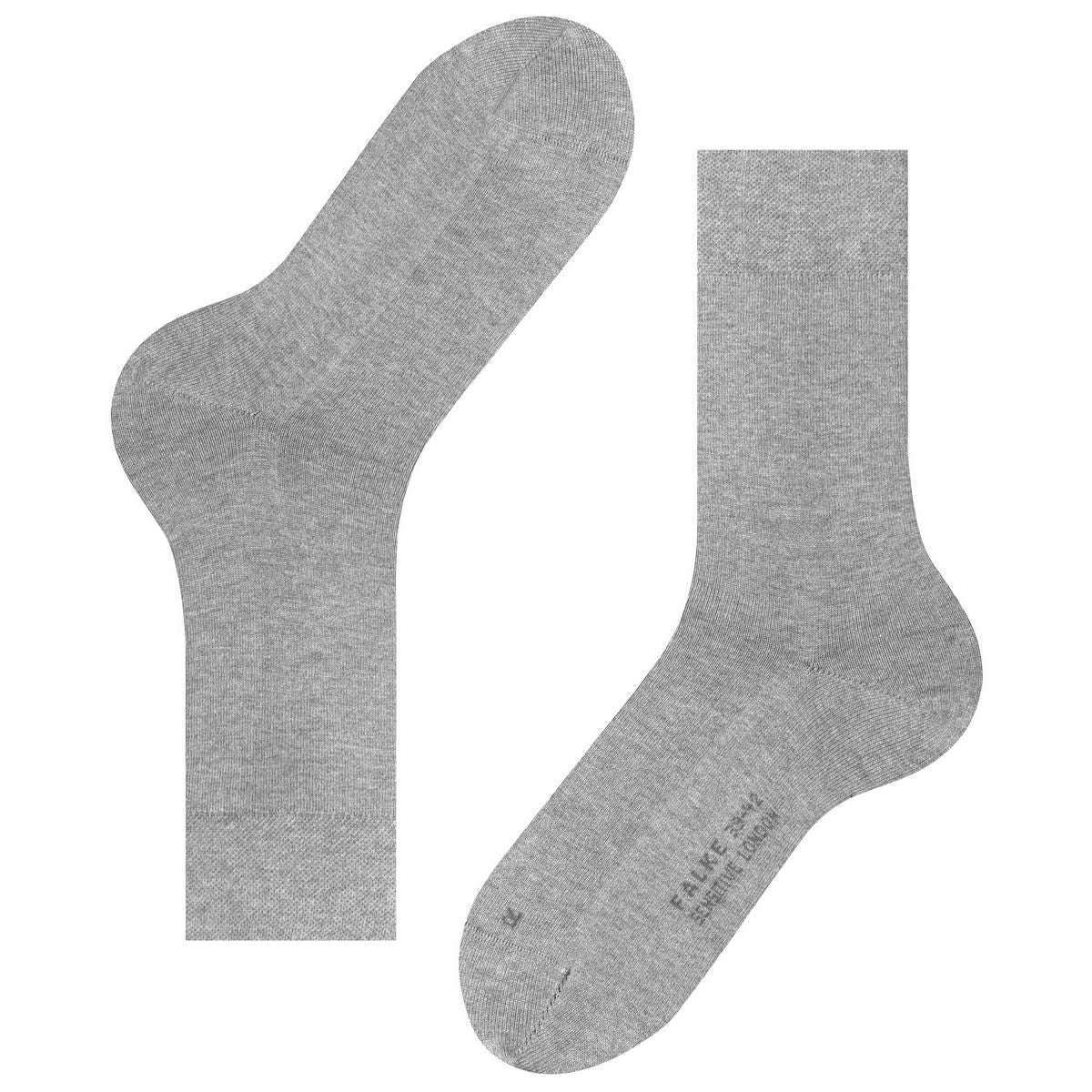 Falke Sensitive London Socks - Light Grey Mel - Image 5