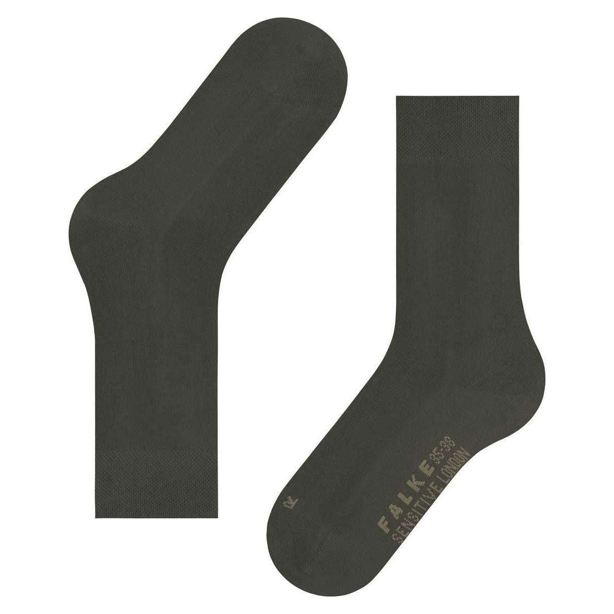 Falke Sensitive London Socks - Military Green - Image 5