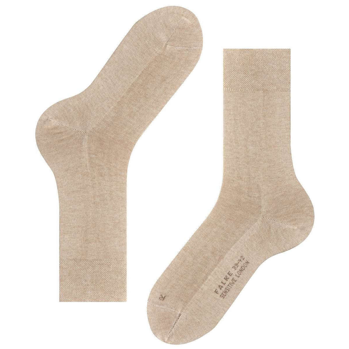 Falke Sensitive London Socks - Sand Mel Beige - Image 5