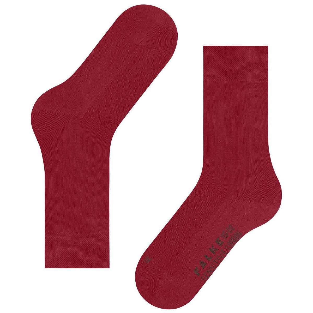 Falke Sensitive London Socks - Scarlet Red - Image 5