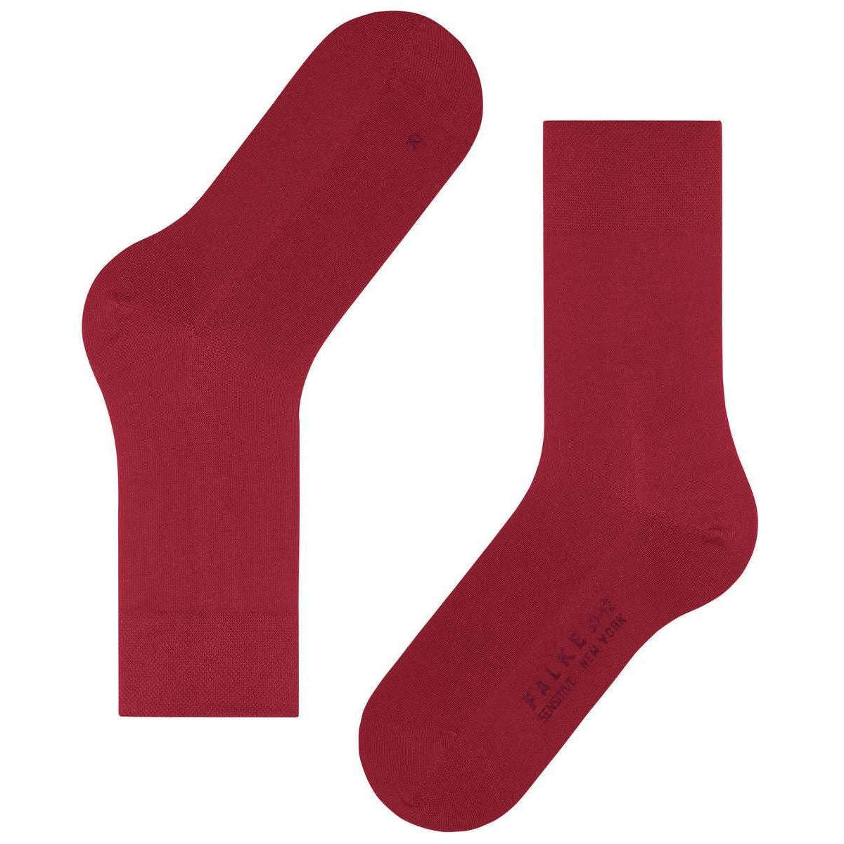 Falke Sensitive New York Socks - Scarlet Red - Image 5