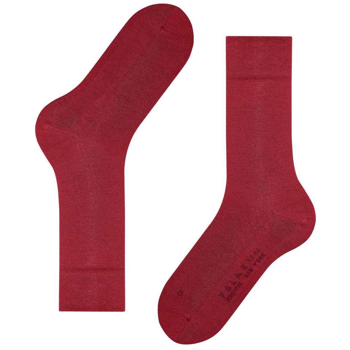 Falke Sensitive New York Socks - Scarlet Red - Image 5