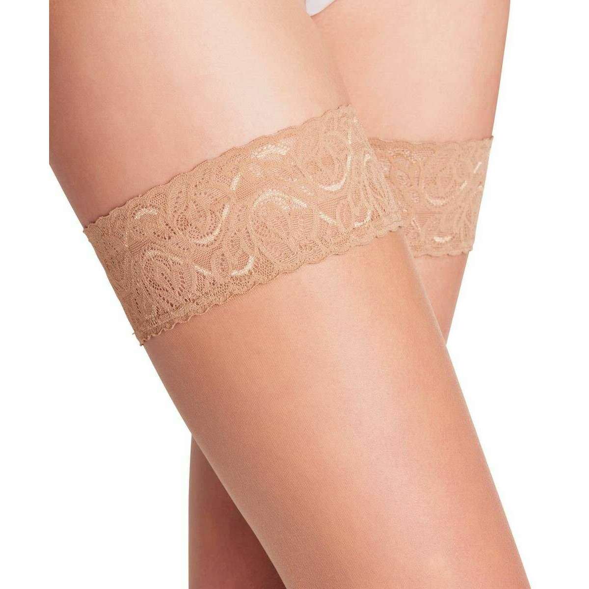 Falke Shelina 12 Denier Stay Up Stockings - Sun Beige - Image 5