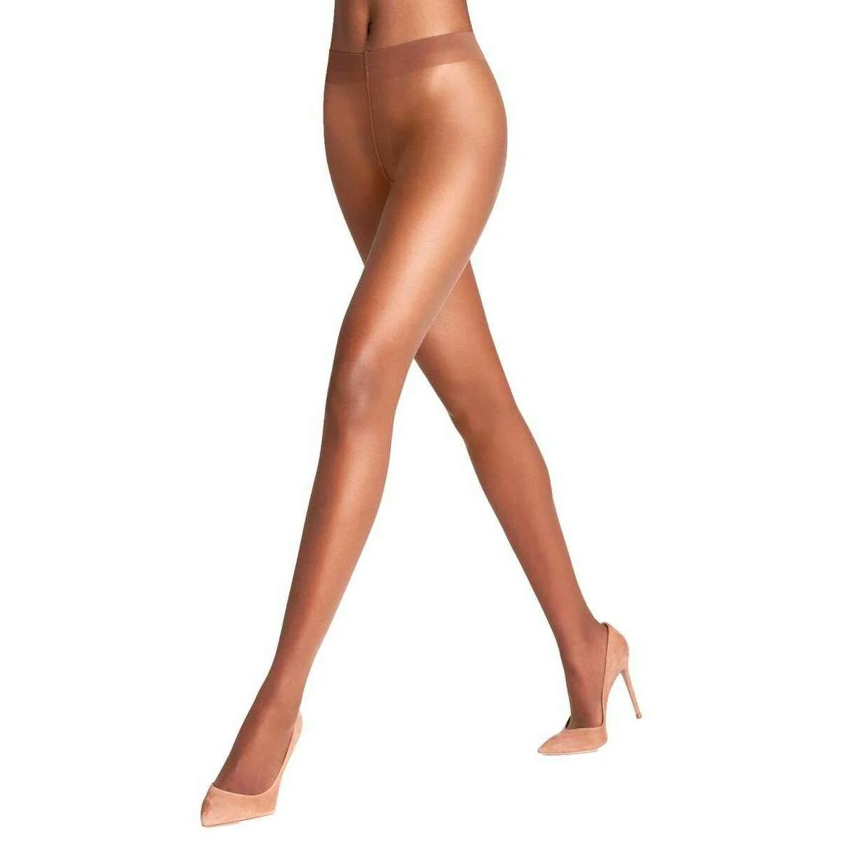 Falke Shelina 12 Denier Tights - Hazel Brown
