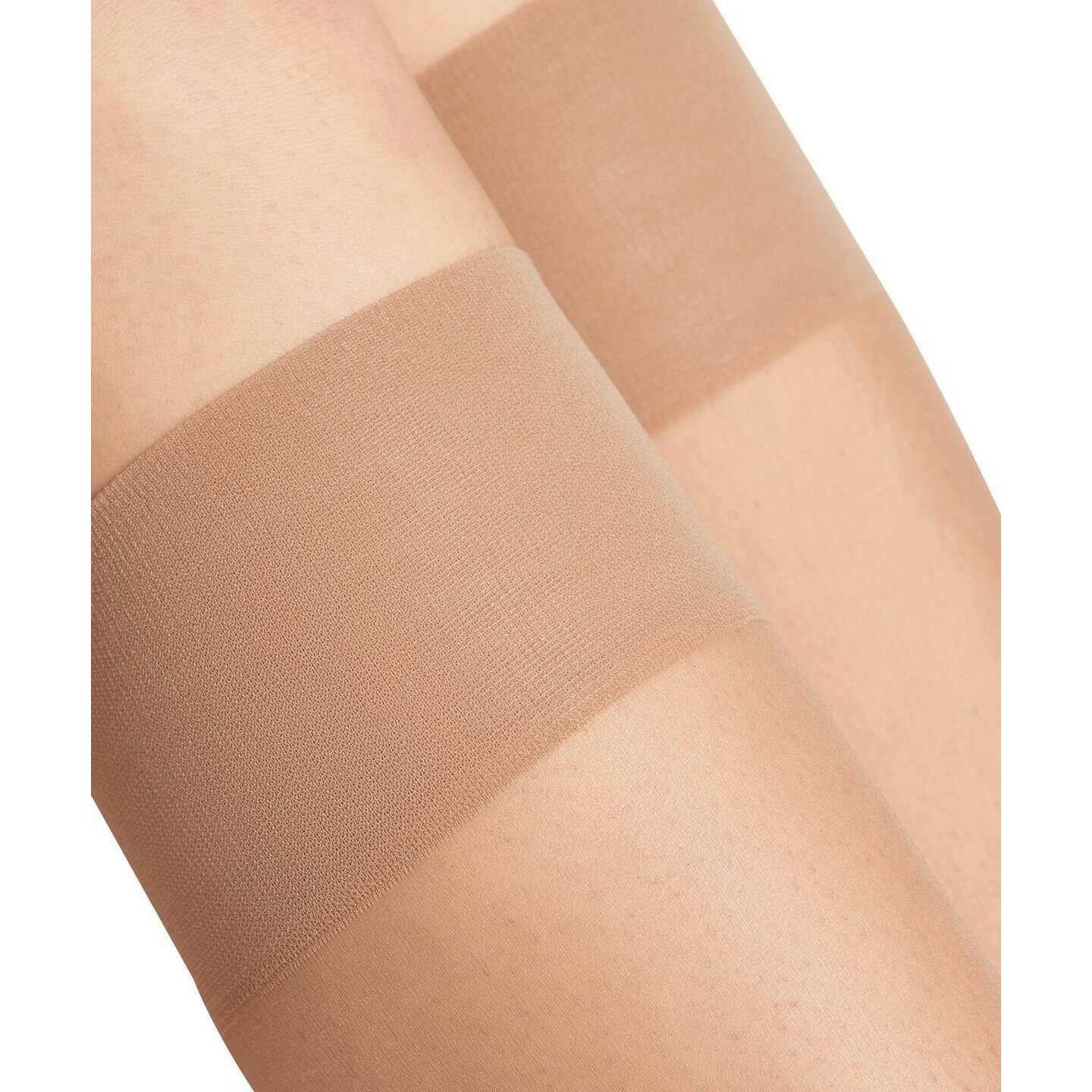 Falke Shelina 12 Denier Toeless Knee High Socks - Brasil Beige - Image 5