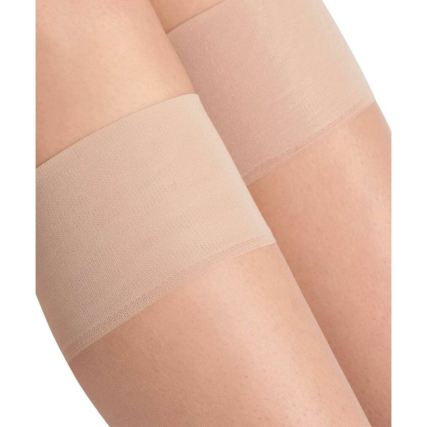 Falke Shelina 12 Denier Toeless Knee High Socks - Crystal Brown - Image 5