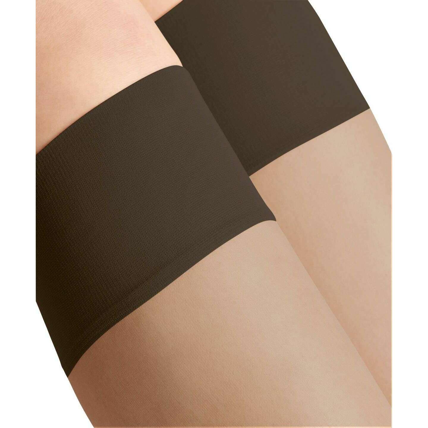 Falke Shelina 12 Denier Toeless Knee High Socks - Espresso Brown - Image 5