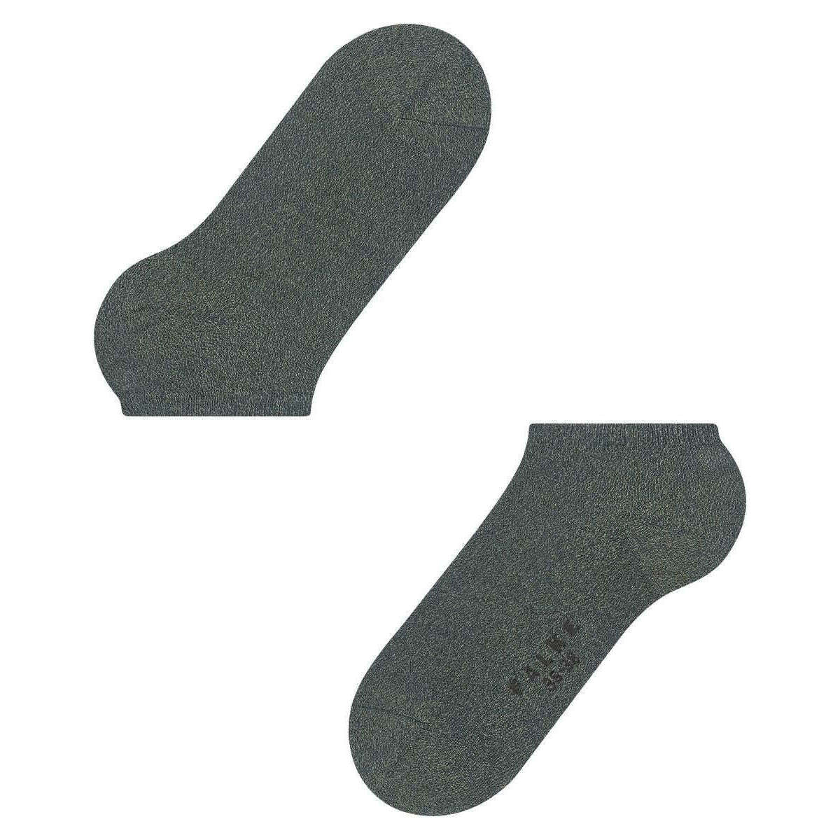 Falke Shiny Sneaker Socks - Flint Grey - Image 5