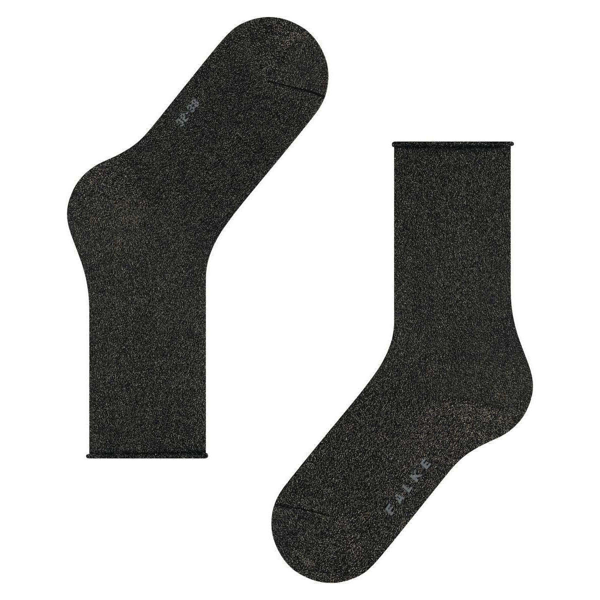 Falke Shiny Socks - Black - Image 5