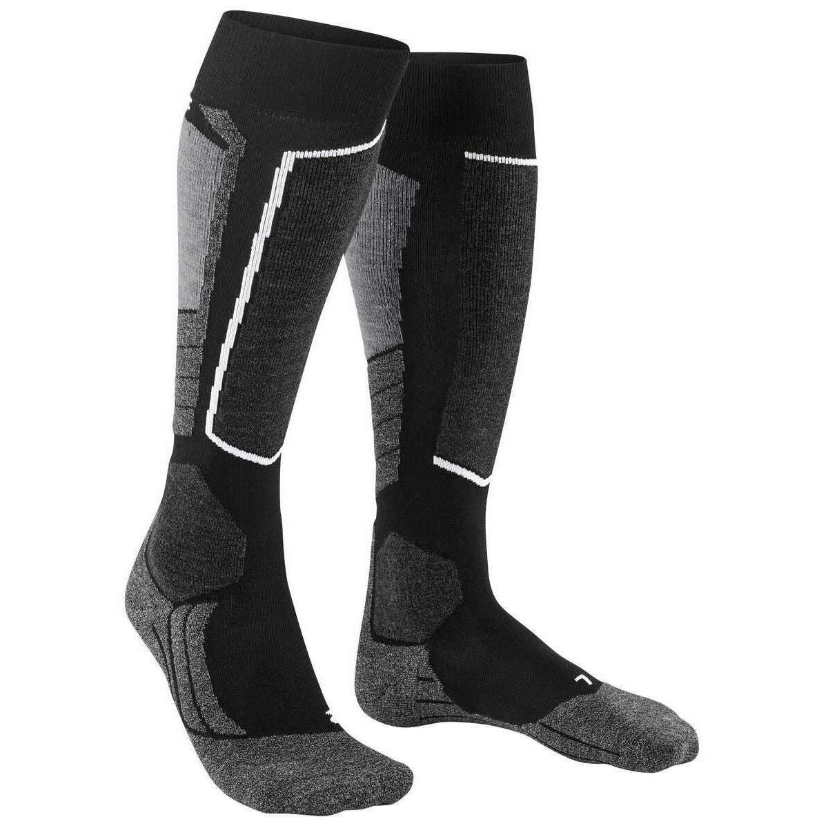 Falke SK2 Intermediate Vegan Knee High Socks - Black Mix - Image 2