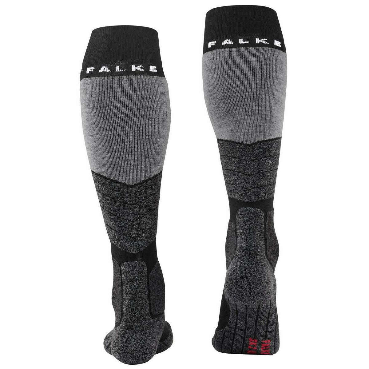 Falke SK2 Intermediate Vegan Knee High Socks - Black Mix - Image 3