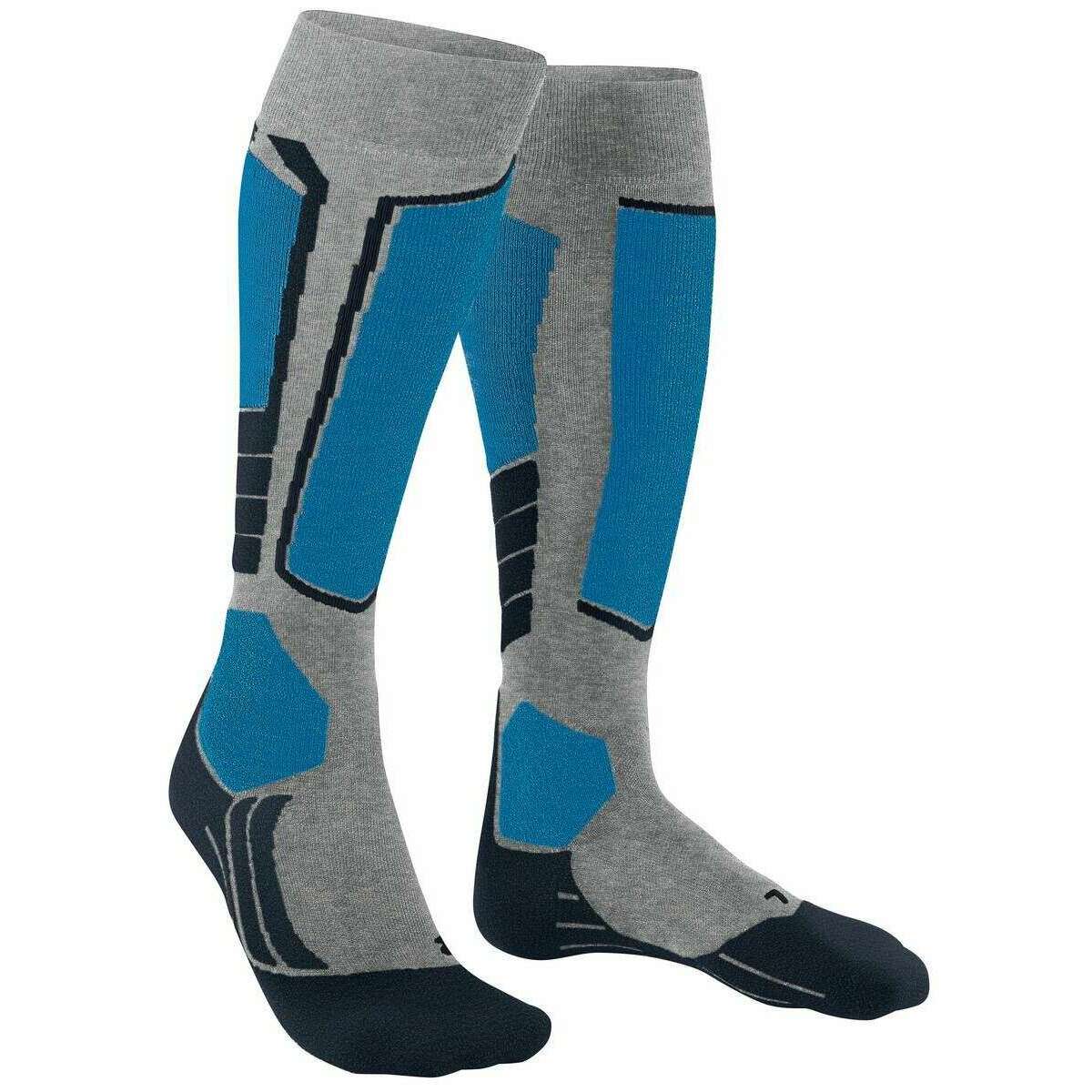 Falke SK2 Intermediate Vegan Knee High Socks - Light Grey - Image 2