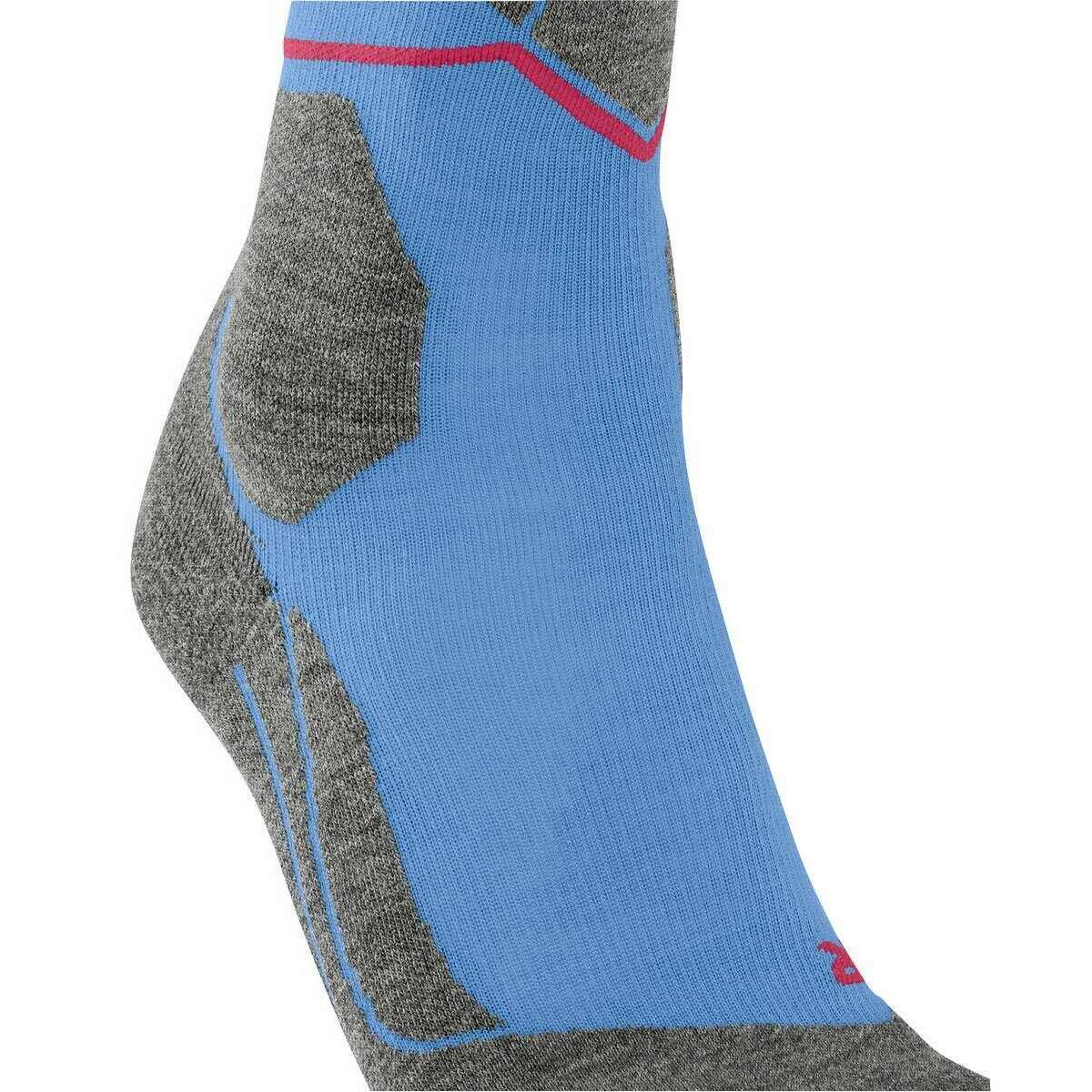Falke SK4 Advanced Compression Light Skiing Knee-High Socks - Morning Sky Blue - Image 5