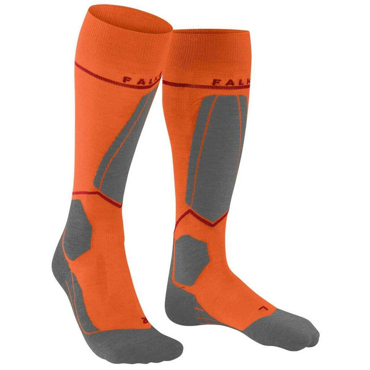Falke SK4 Advanced Energizing Compression Light Socks - Flash Orange - Image 2