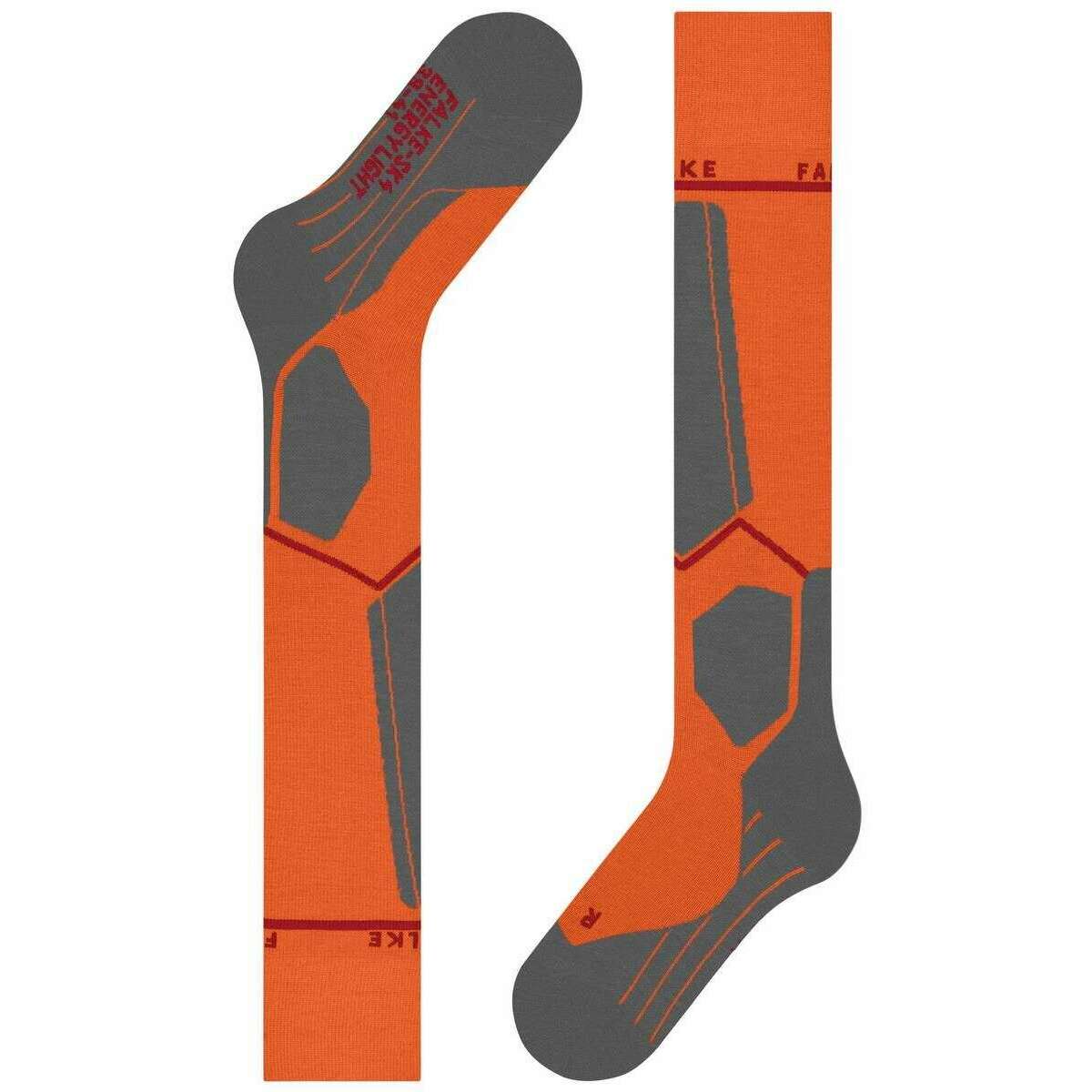 Falke SK4 Advanced Energizing Compression Light Socks - Flash Orange - Image 4